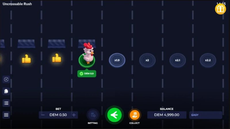 Uncrossable rush, uncrossable rush slot